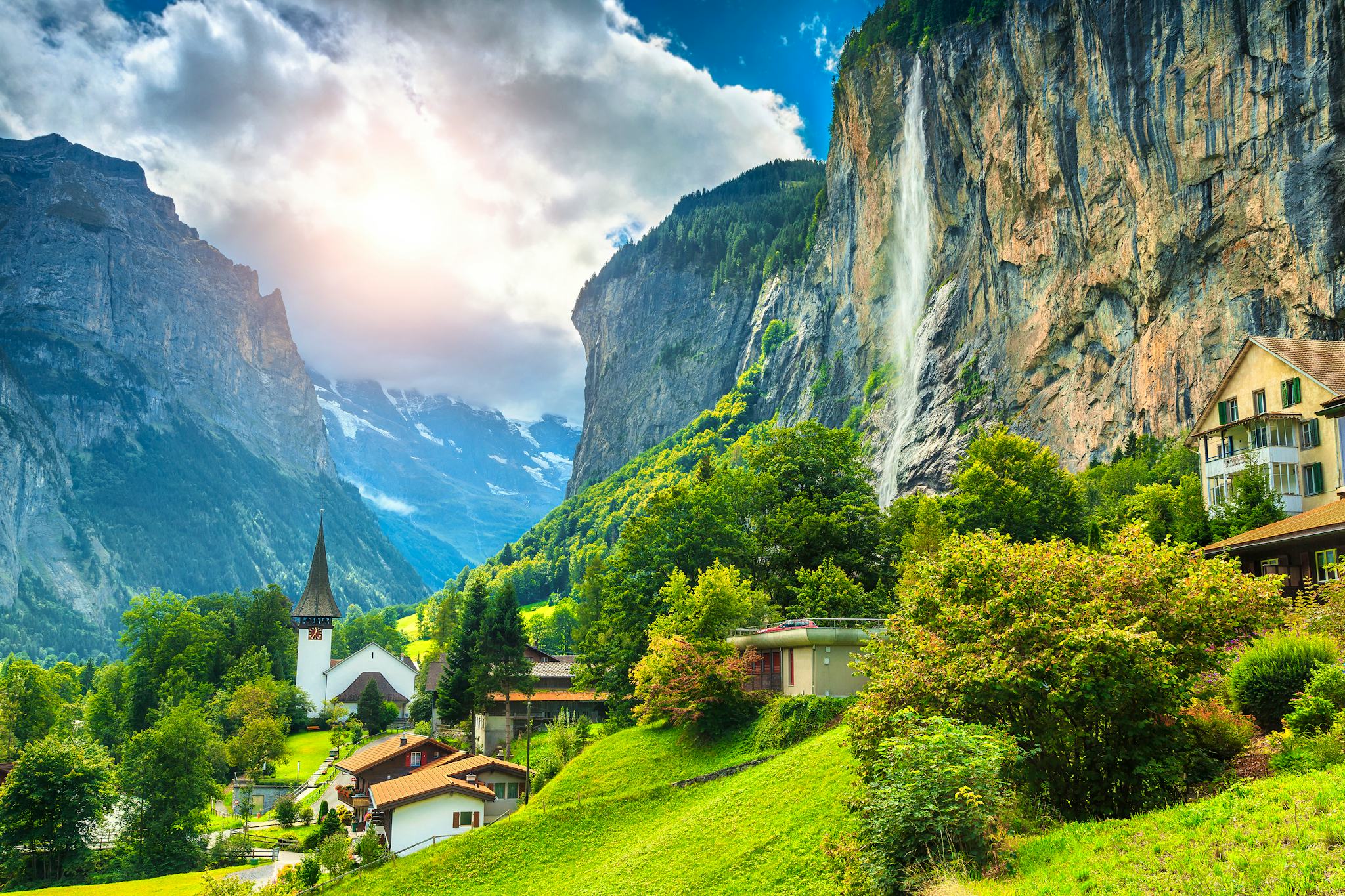 Bern to Interlaken and Lauterbrunnen view: Private day trip