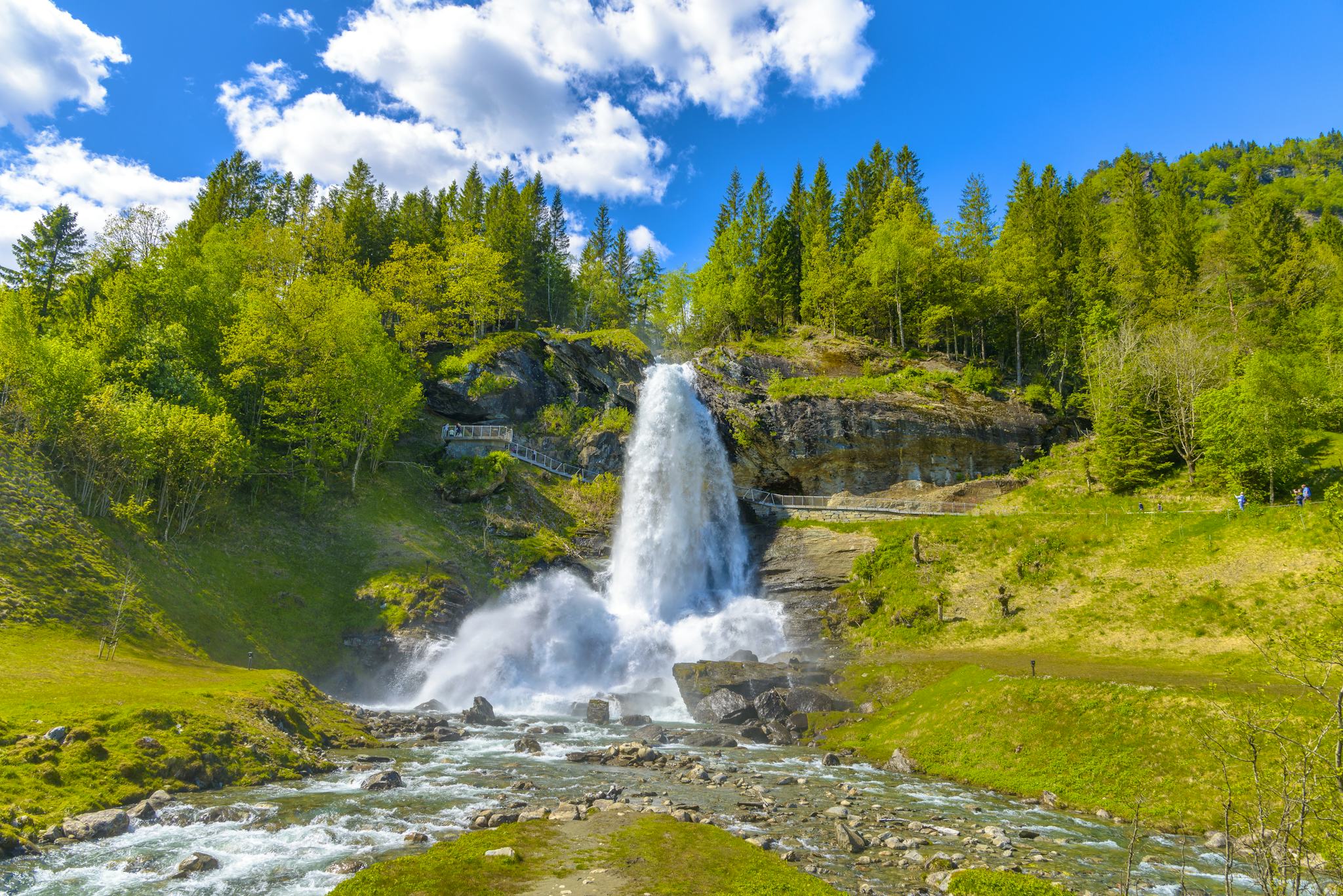 Steinsdalsfossen Waterfall