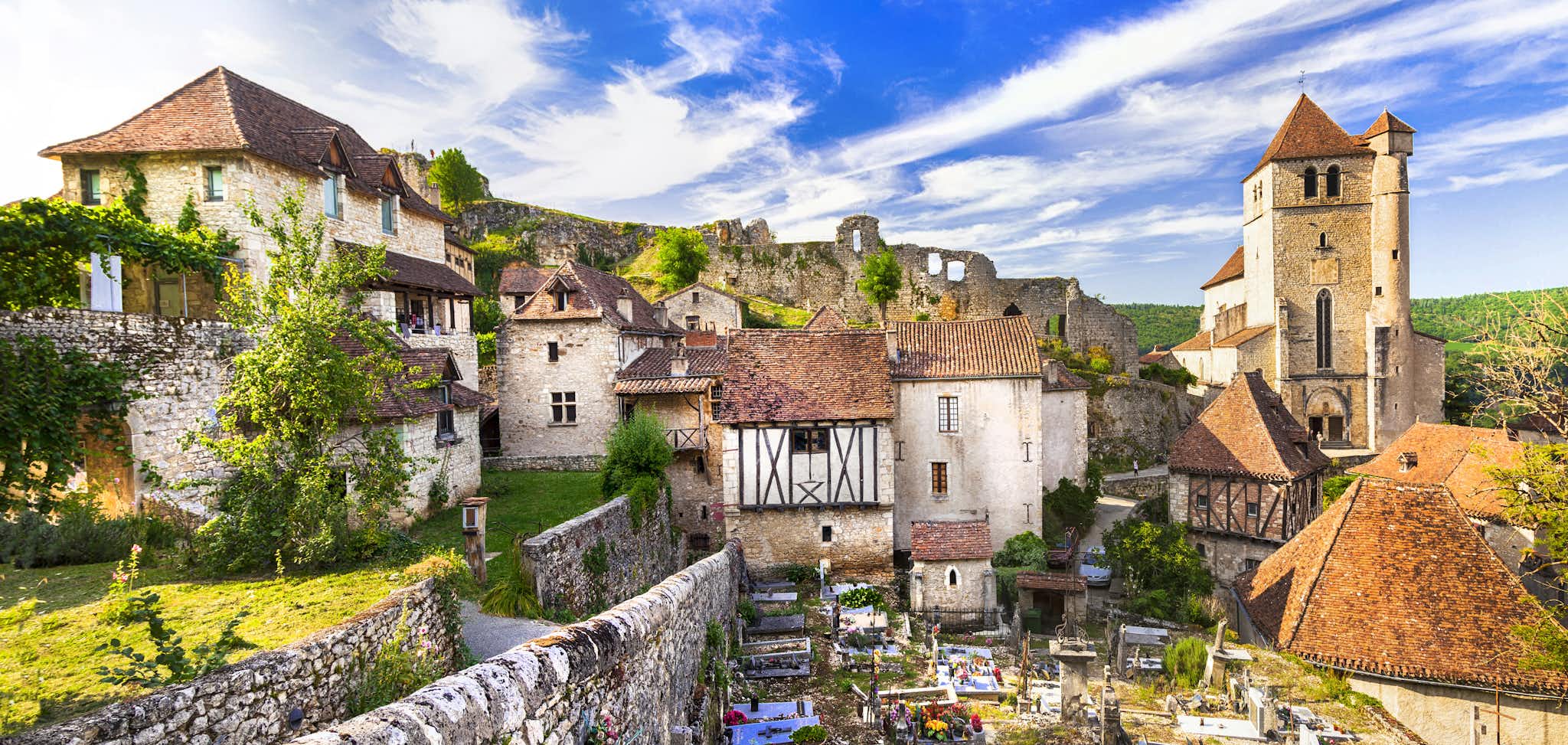 The Medieval Town of Saint-Cirq-Lapopie