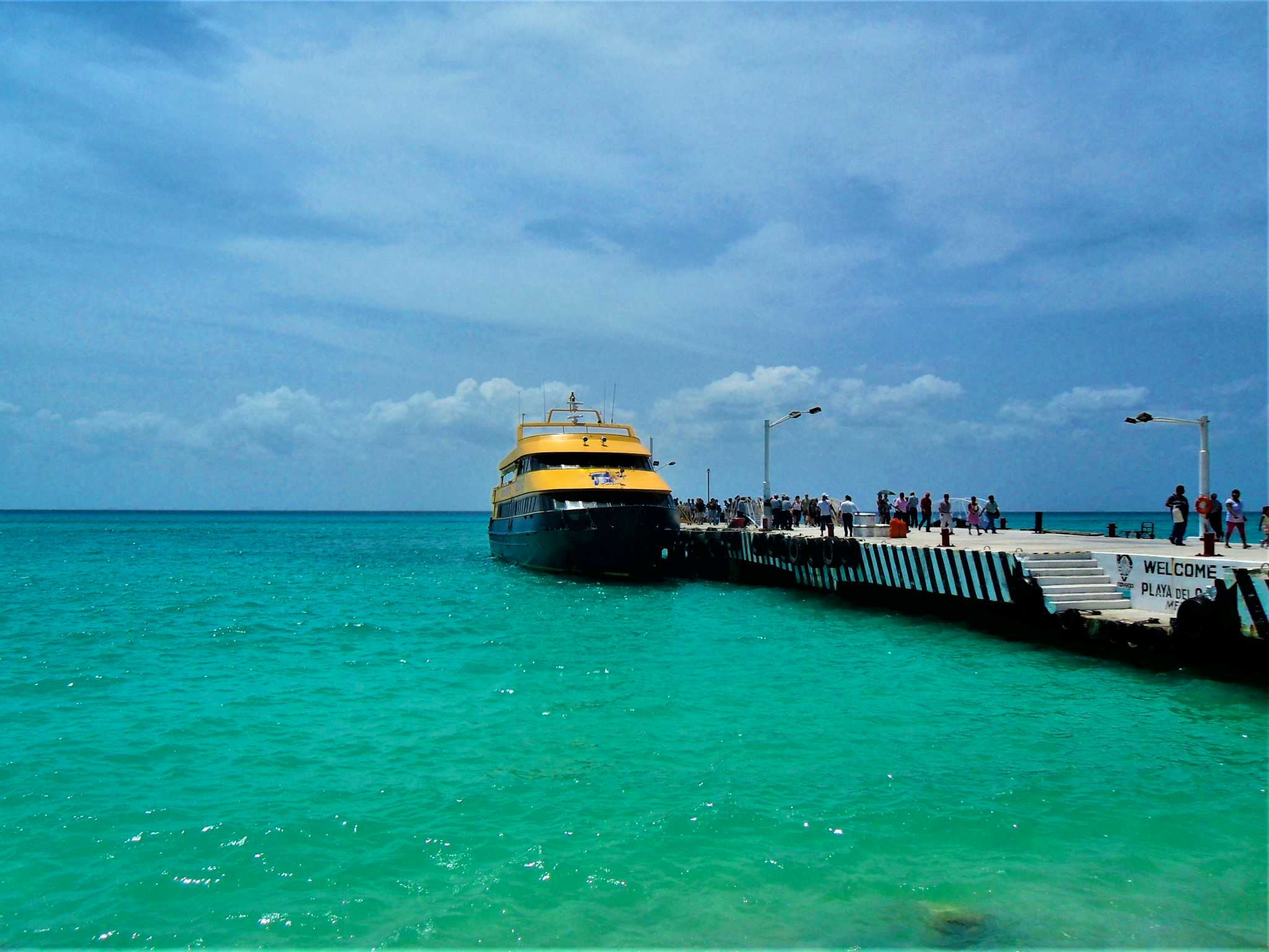 Cozumel ferry dock