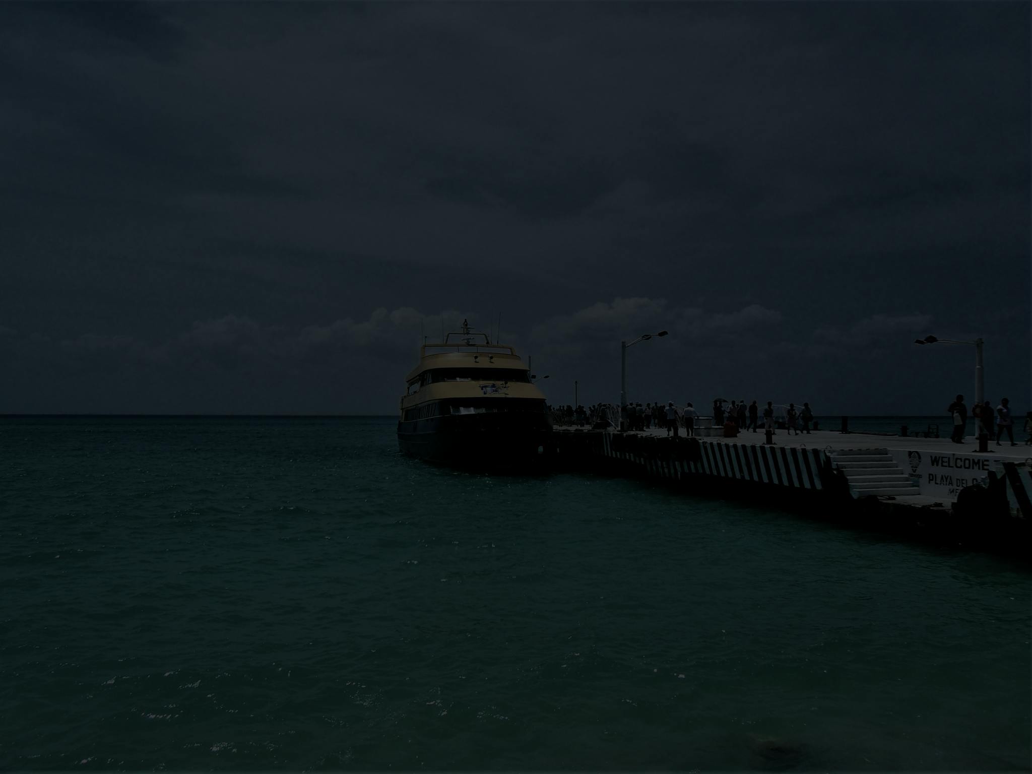 Cozumel ferry dock
