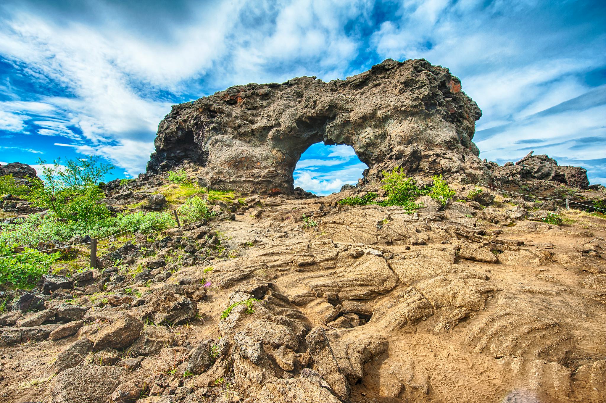 Dimmuborgir Lavaformationen