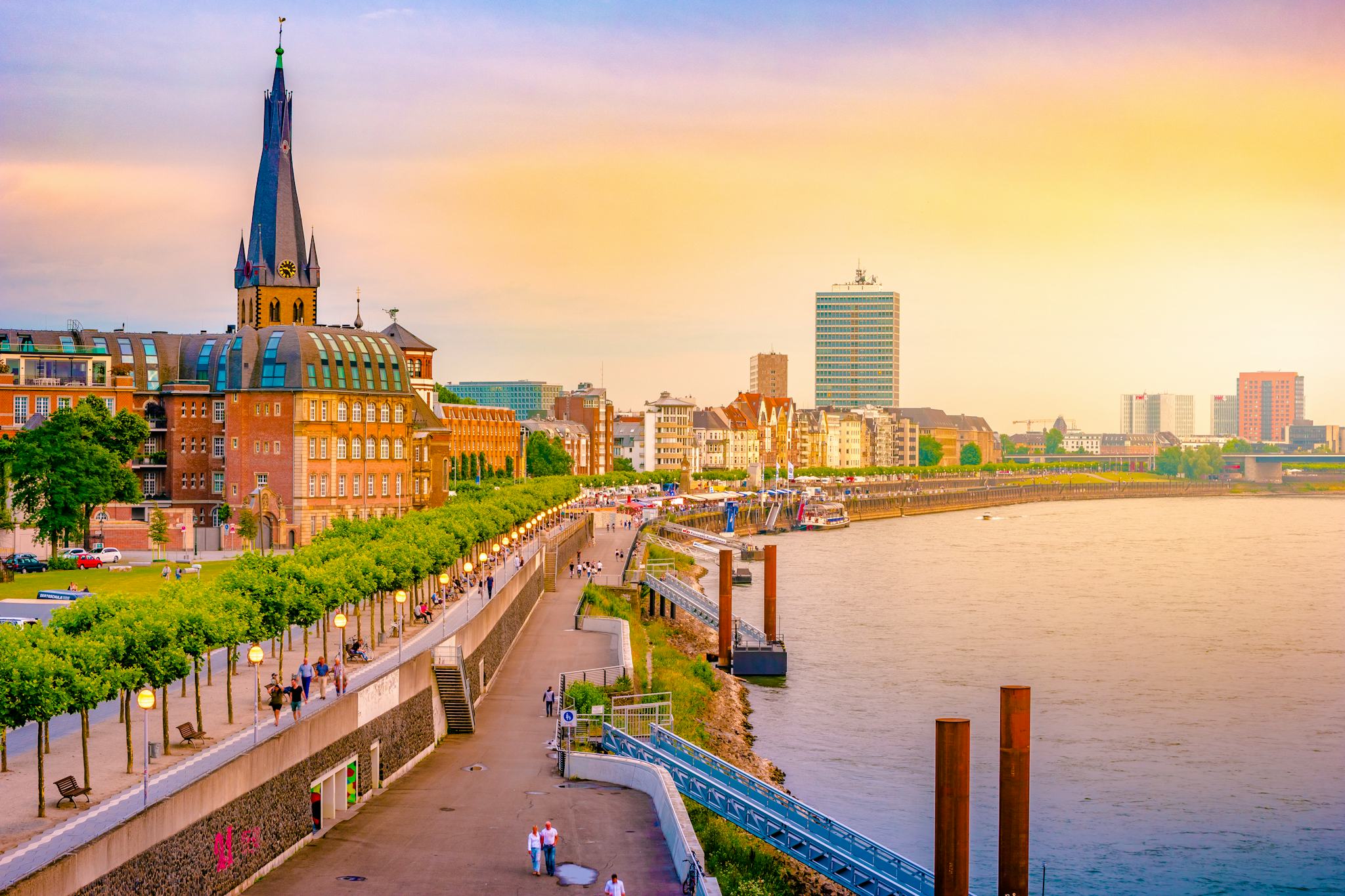 Dusseldorf para Cidade do Luxemburgo