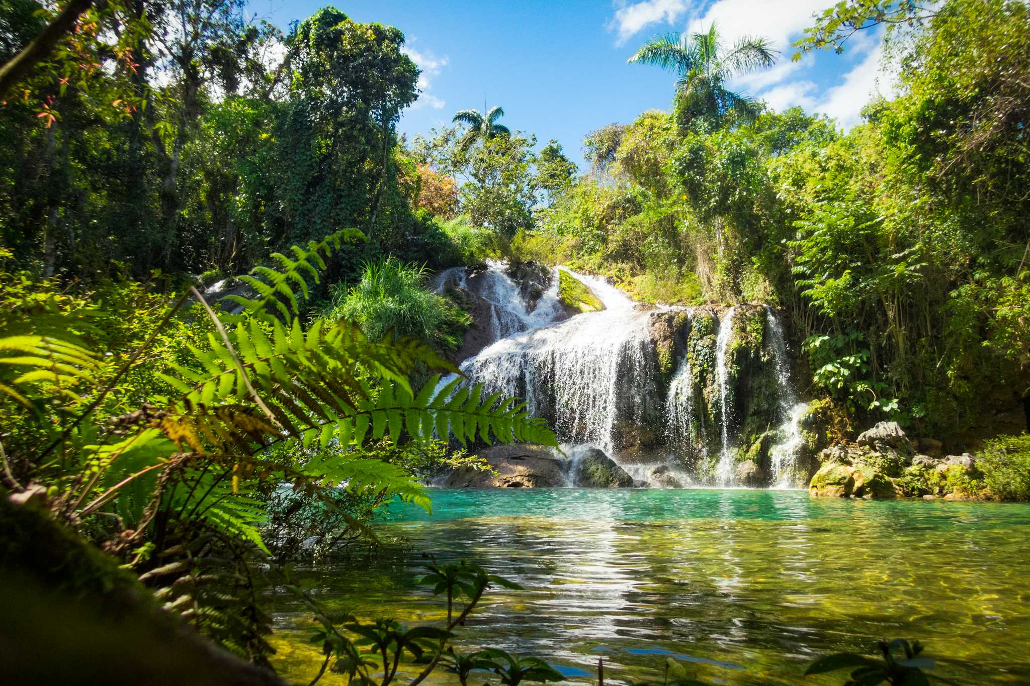 El Nicho Waterfalls