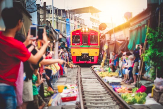 Maeklong Railway Market