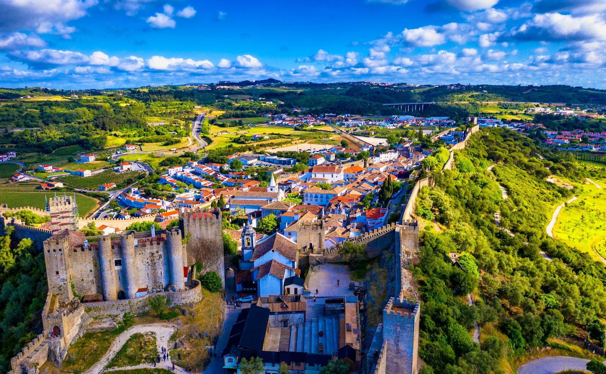 Lisbon to Obidos and Nazare: Private day trip