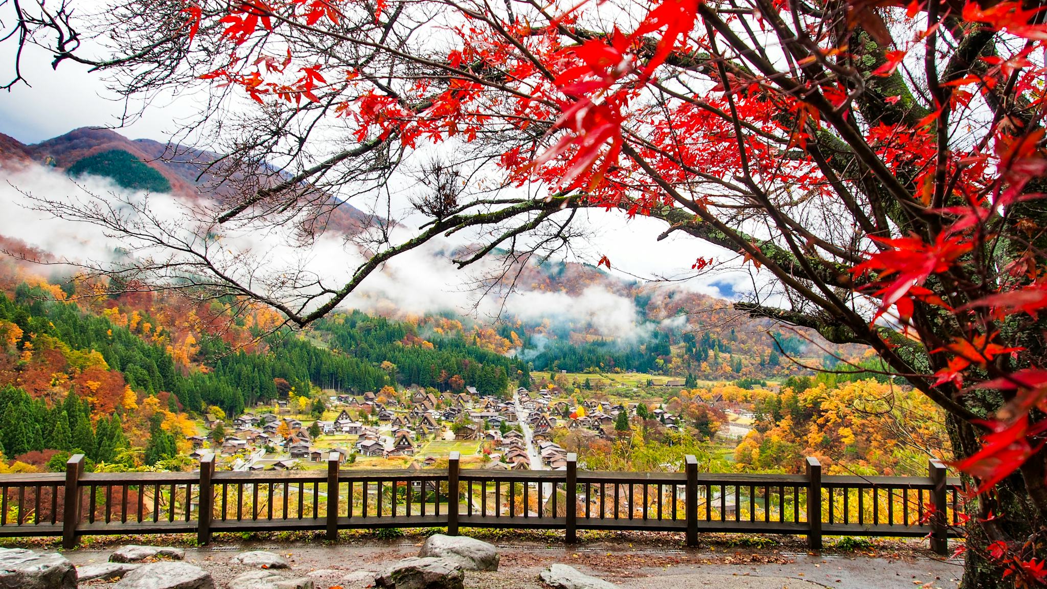 Ogimachi Castle Observation Deck