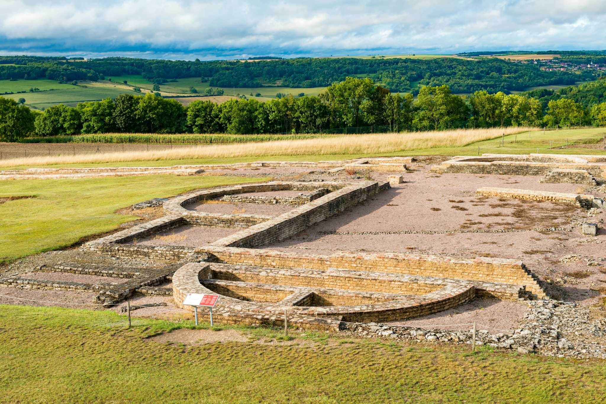 Gallo-Roman town of Alesia