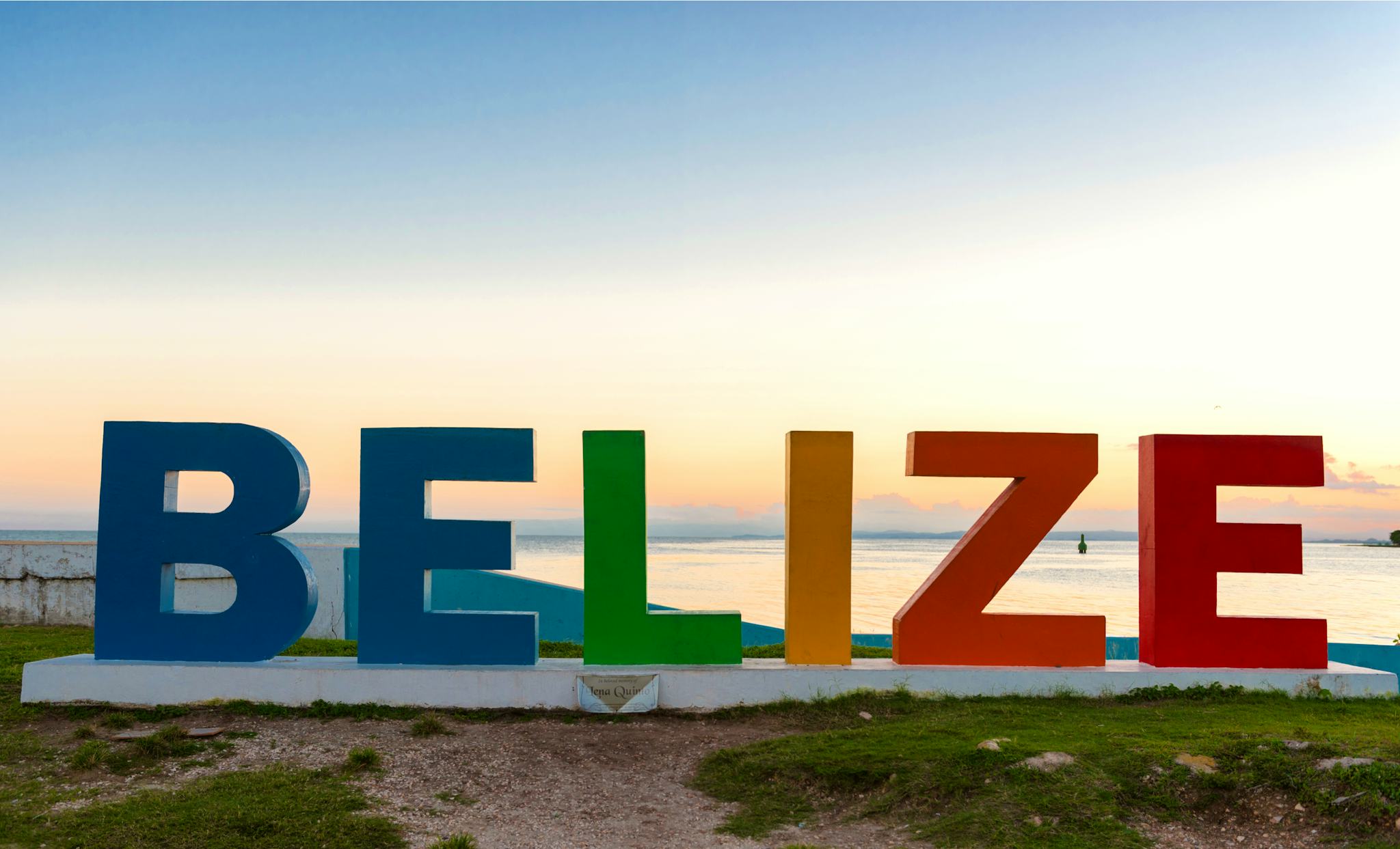 El Monumento del Letrero de Belice