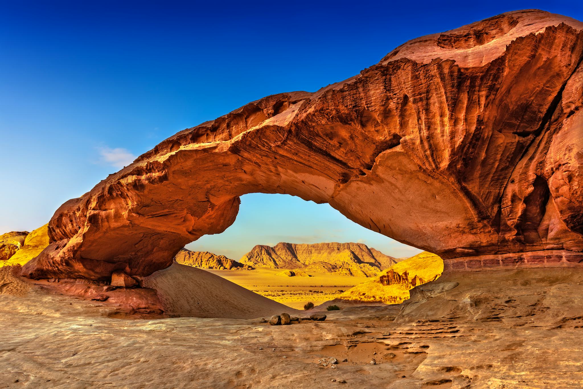 Dead Sea to Wadi Rum land approach: Private day trip